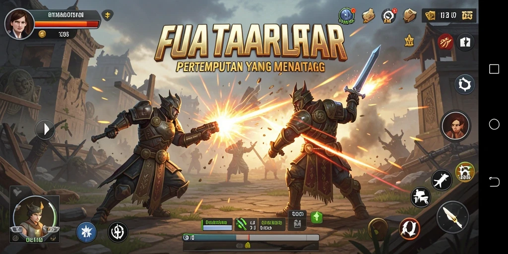 Tangkapan layar gameplay <strong>D06</strong> memperlihatkan pertempuran strategi yang mendebarkan.