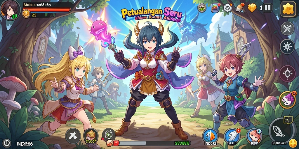 Tampilan gameplay IND666 yang dinamis dan menarik.