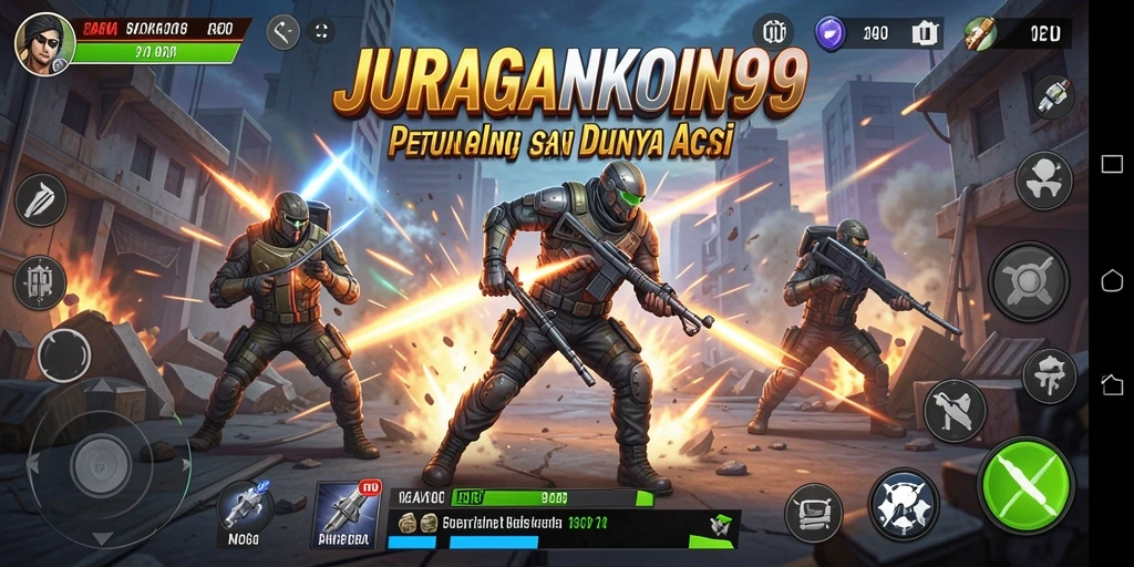 Screenshot gameplay JURAGANKOIN99 dengan aksi seru dan grafis menakjubkan.