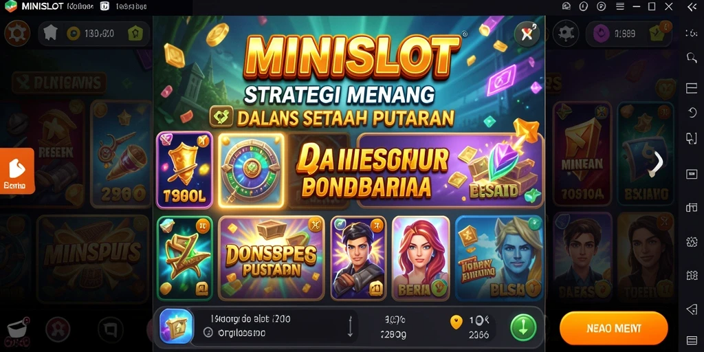 Tampilan gameplay menarik dari MINISLOT dengan strategi mendalam.