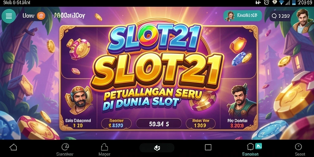 Tampilan gameplay SLOT21 dengan petualangan yang mendebarkan.